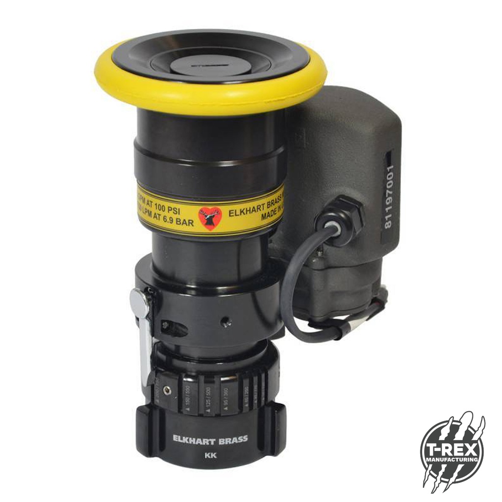 Elkhart Brass Electric SERIES MASTER STREAM NOZZLE 2.5NH Model 6000-200E, #06000202, DT Connector