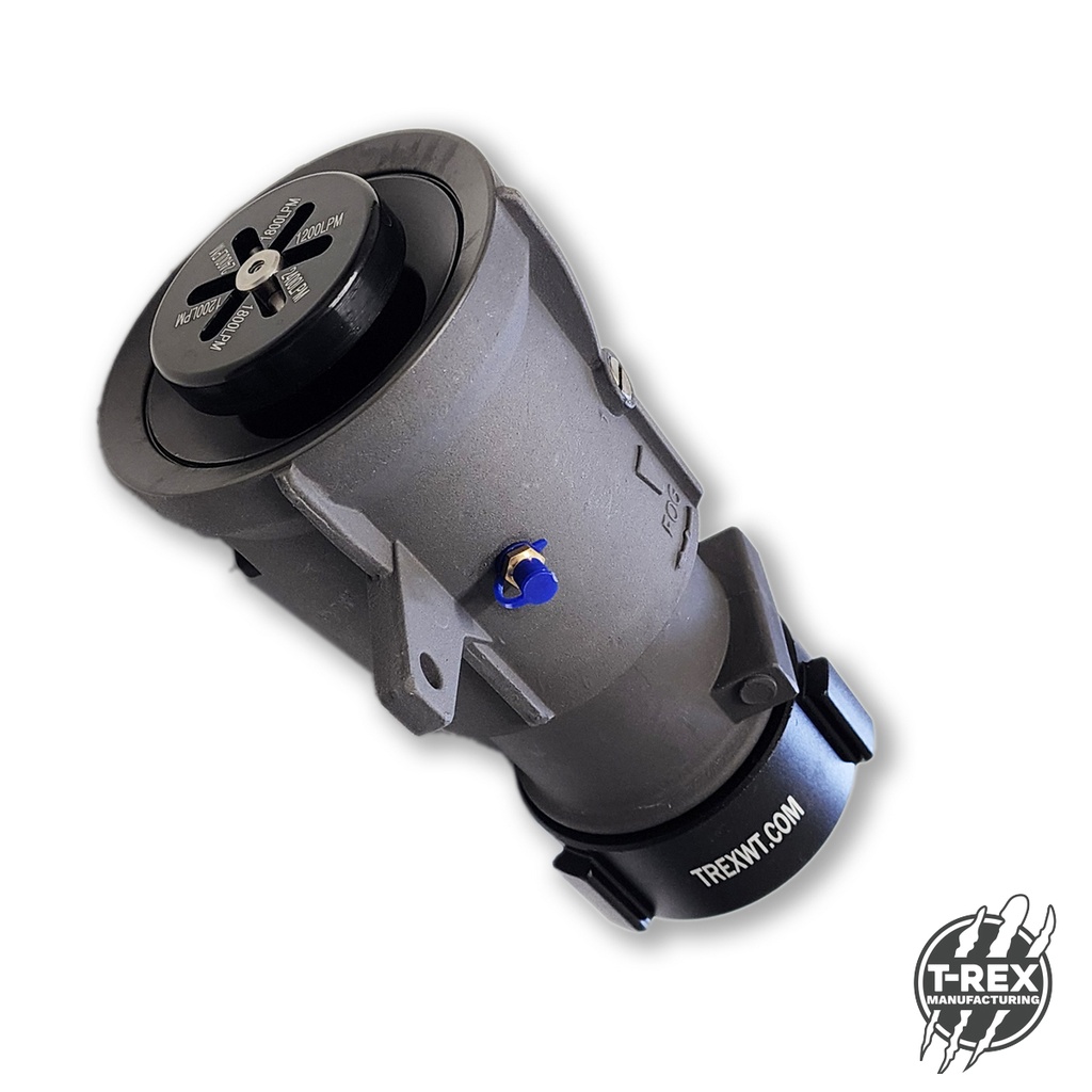 Manual Fog Stream Nozzle 2.5NH Variable Flow Selector 1200, 1800, 2400lpm @ 7BAR